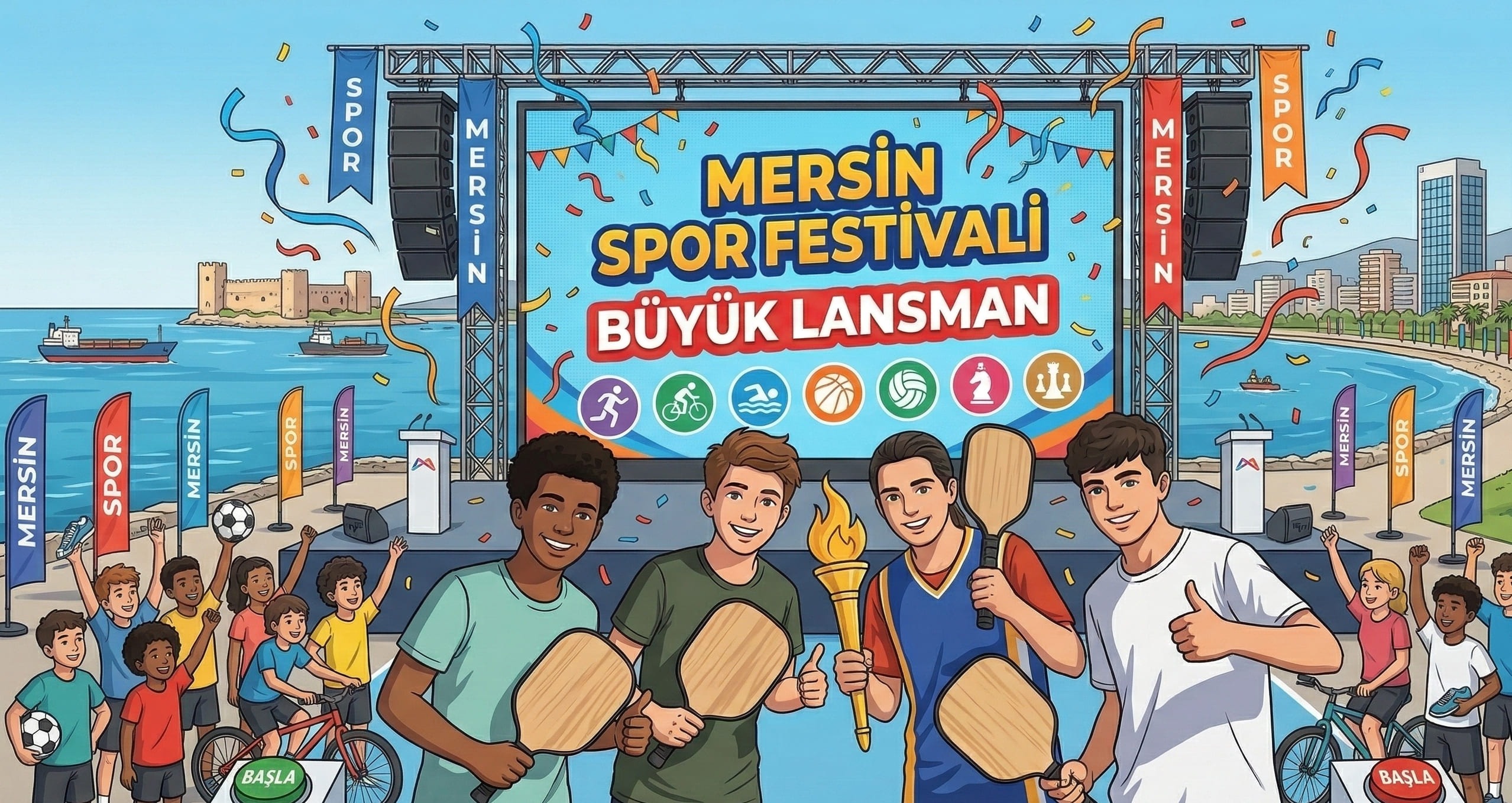 Mersin Spor Festivali & Lansman